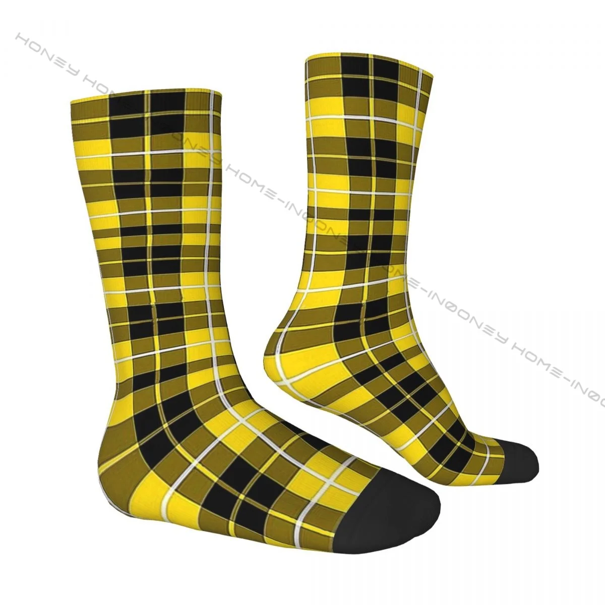 Hip Hop Retro Clan Barclay Tartan Crazy Men's Socks Game Unisex Harajuku Pattern Printed Funny Happy Crew Sock Boys Gift