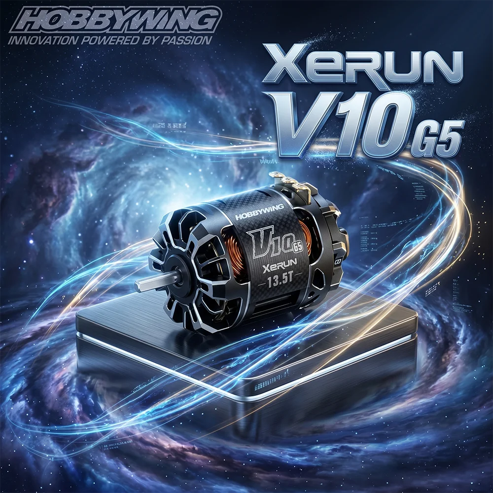 HOBBYWING XERUN V10 G5 13.5T 17.5T TORQUE Sensored Brushless Motors for 1/10 RC Model Car Racing Accessories