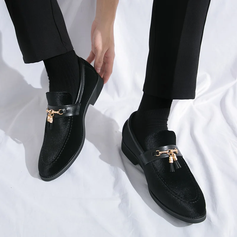 Fashion designer new styles shoes for men loafer Trendy brand Wedding Party Outdoor Activities Men\'s Shoes Large size 38-46