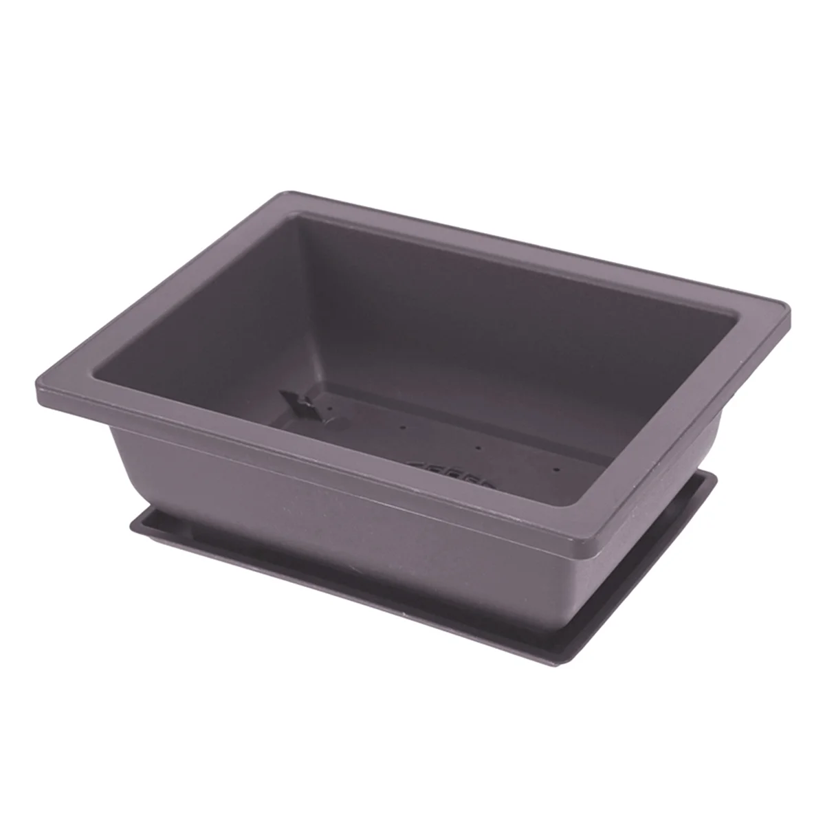 10 Packs Bonsai Training Pots with Tray Plastic Bonsai Plants Growing Pot for Garden Yard Living Room Balcony 16.5X12cm