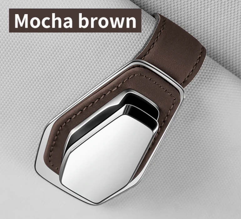 Car mounted glasses Case multifunctional car sunglasses holder car interior sun visor sunglasses case storage card clip