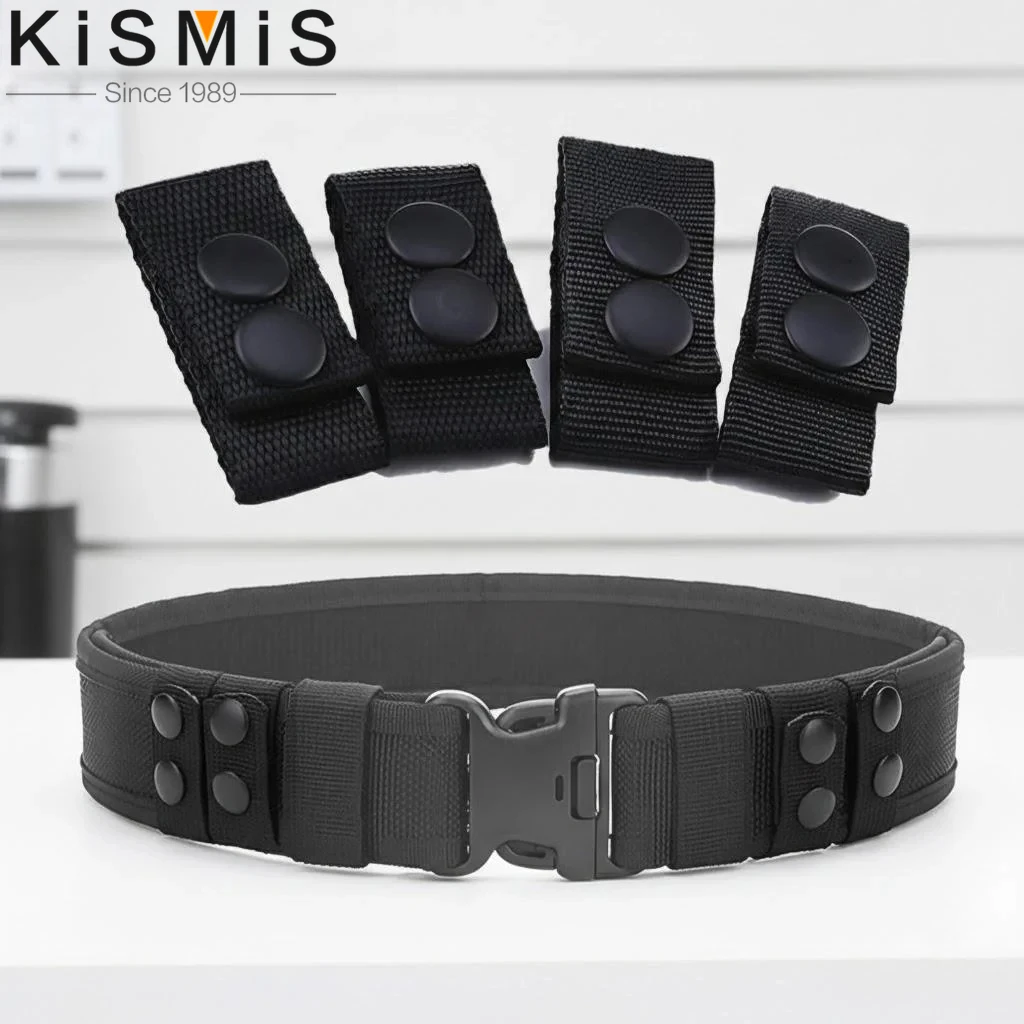 Multipurpose Velcro Double Buckle Wide Belt Adjustable Durable Outdoor Sports Camping Hiking Shooting