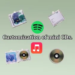 1 PCS mini CD NFC customized music box decoration keychain a gift for fan meetings and concerts