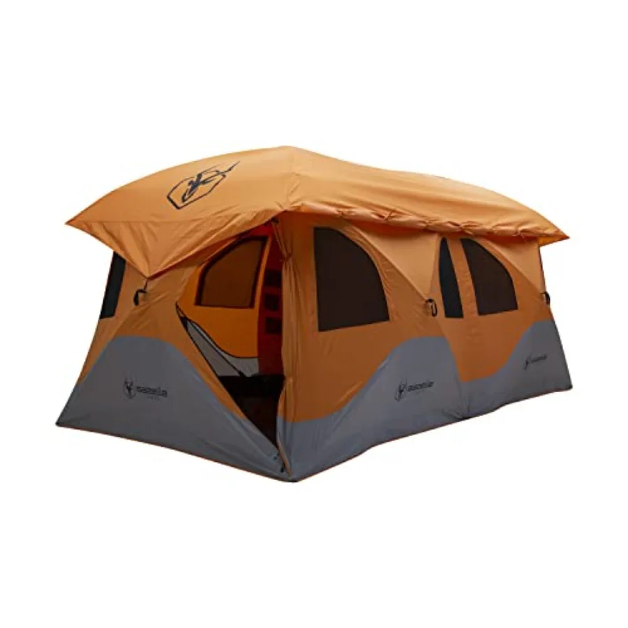 

™ Палатка T8 Hub Tent Easy, установка за 90 секунд, водонепроницаемая, устойчивая к УФ-излучению, съемное дно, множество вариантов хранения, на 8 человек, цвет закатный оранжевый, 78 дюймов x [размер в дюймах, например, 78 дюймов x 78 дюймов]