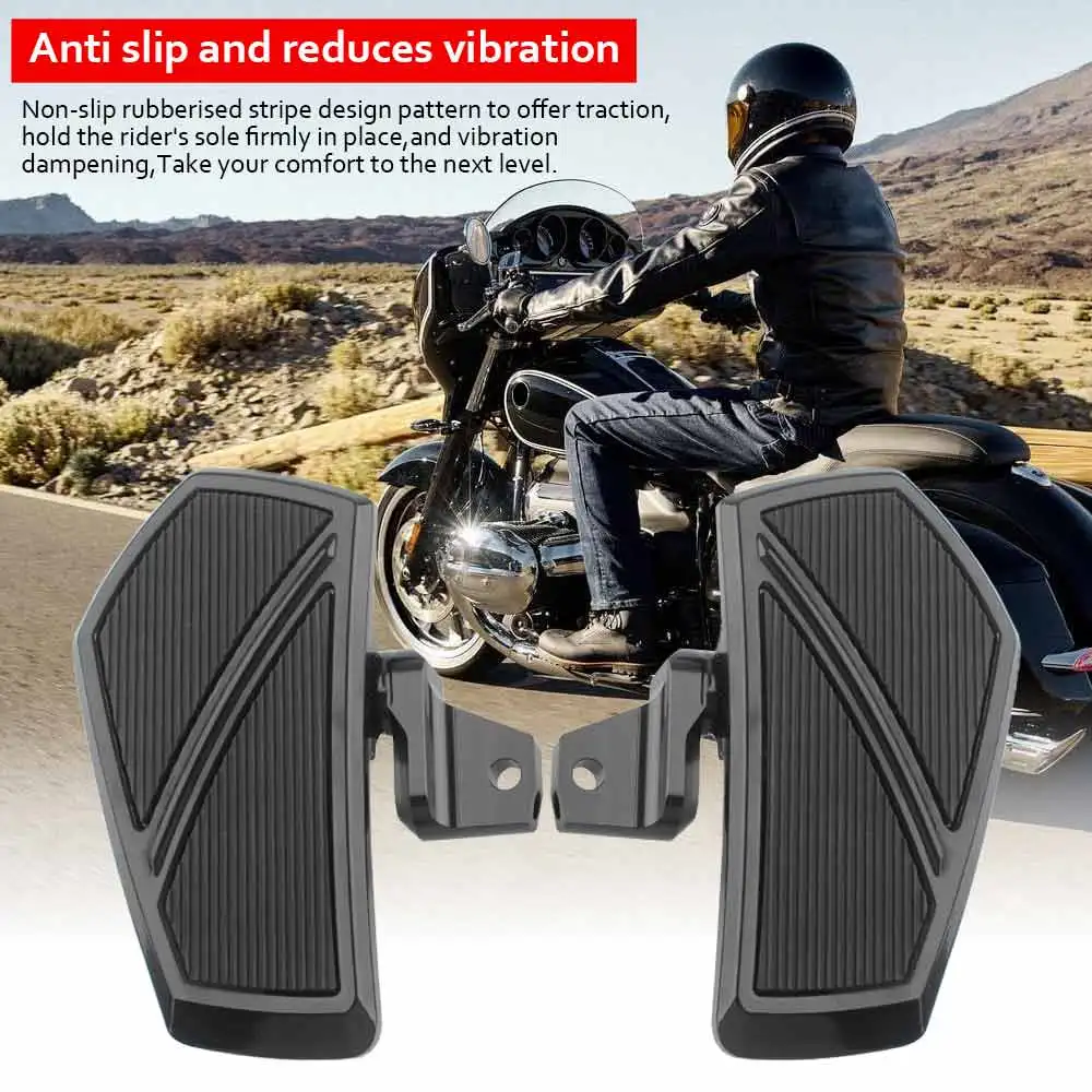 

Motorcycle Accessories Front Floor Boards, Driver Big Pedal Driver Footrest For BMW R18，R18 Classic ，R18 100 Years 2020-2023+