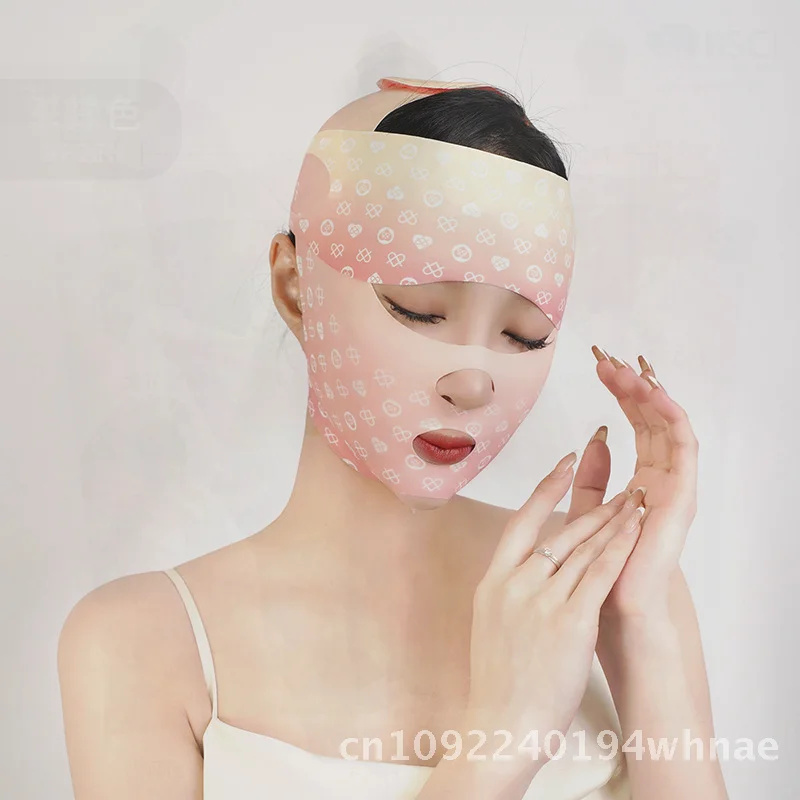 6.0 atualizado testa máscara de olho escultura facial v-face bandagem não-face cinto de emagrecimento cor gradiente multi-funcional beleza