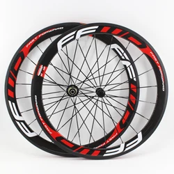 Newest 38/50/60/88mm 700C Road bike 3K UD 12K Full carbon fibre tubular clincher tubeless rims carbon bicycle wheelset V C brake