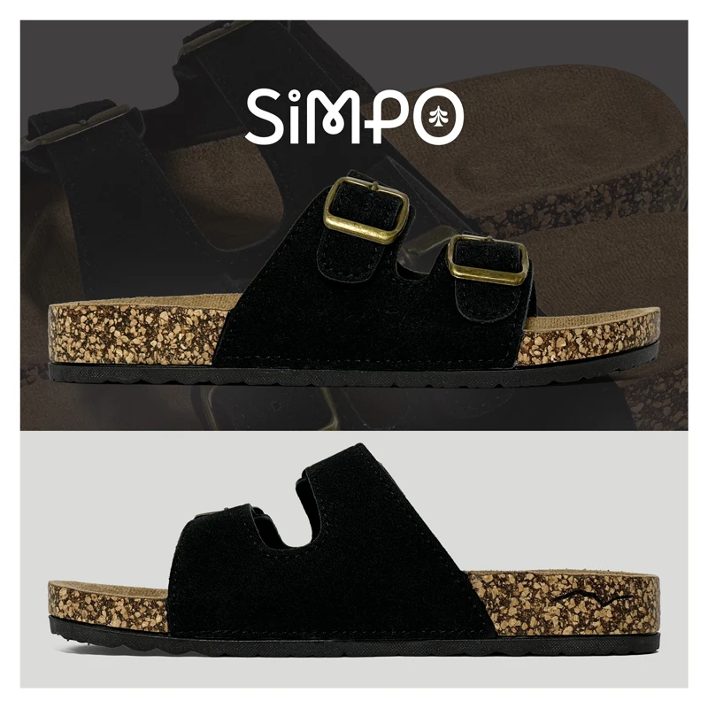 صندل جلدي للرجال والنساء صنادل شاطئ 2025 مصمم أحذية رجالي شبشب مريح ماركات أصلية أحذية الصيف