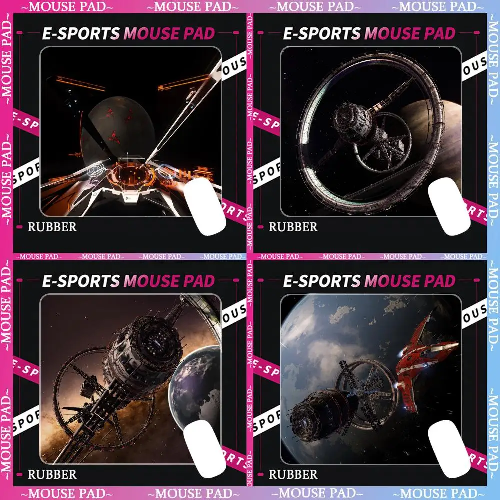Elite Dangerous Mouse Pad Cartoon rubber Small mouse pad desktop computer office keyboard e-sports ROGs game