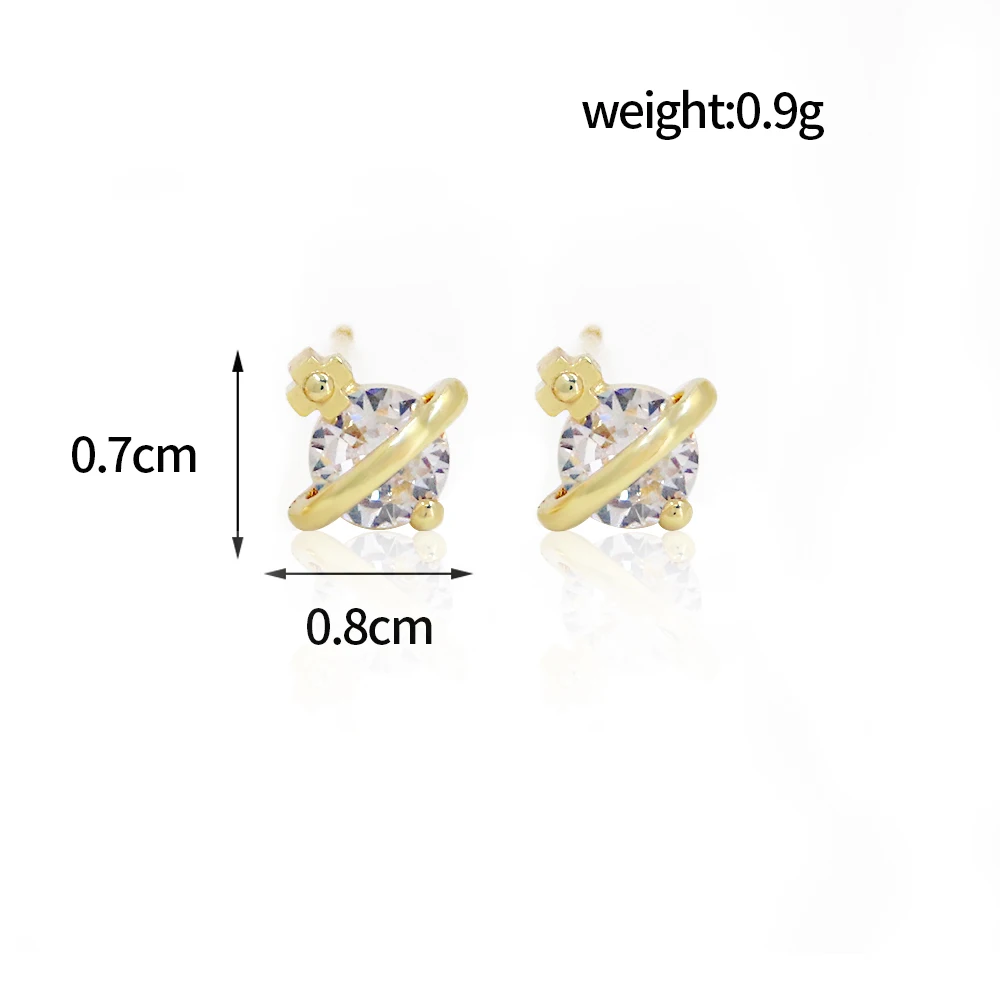 أنيمي أوساكي نانا تأثيري أقراط موضة كريستال زحل شكل الأذن ترصيع للنساء الرجال الشرير مجوهرات الحفلات الدعامة عاشق هدية