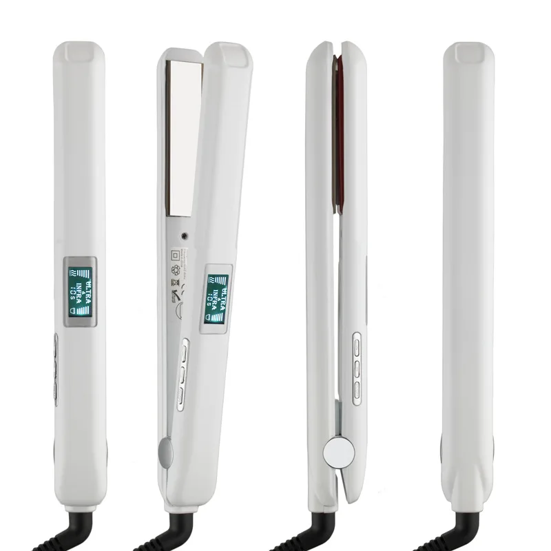 Ultrasonic infrared cold ironing straightener repair hair bristle and smooth hair electrical straightening splint