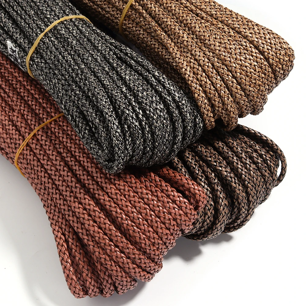 Genuine Cow Leather Braided Thong Cord for DIY Crafts
