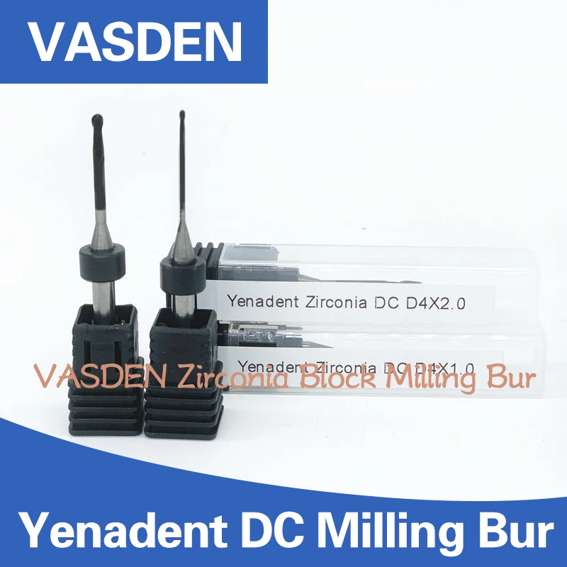 DC Diamond Coating Yenadent Milling Cutting Tools Cad Cam System Dental Lab Cercon Milling Bur For Zirconia