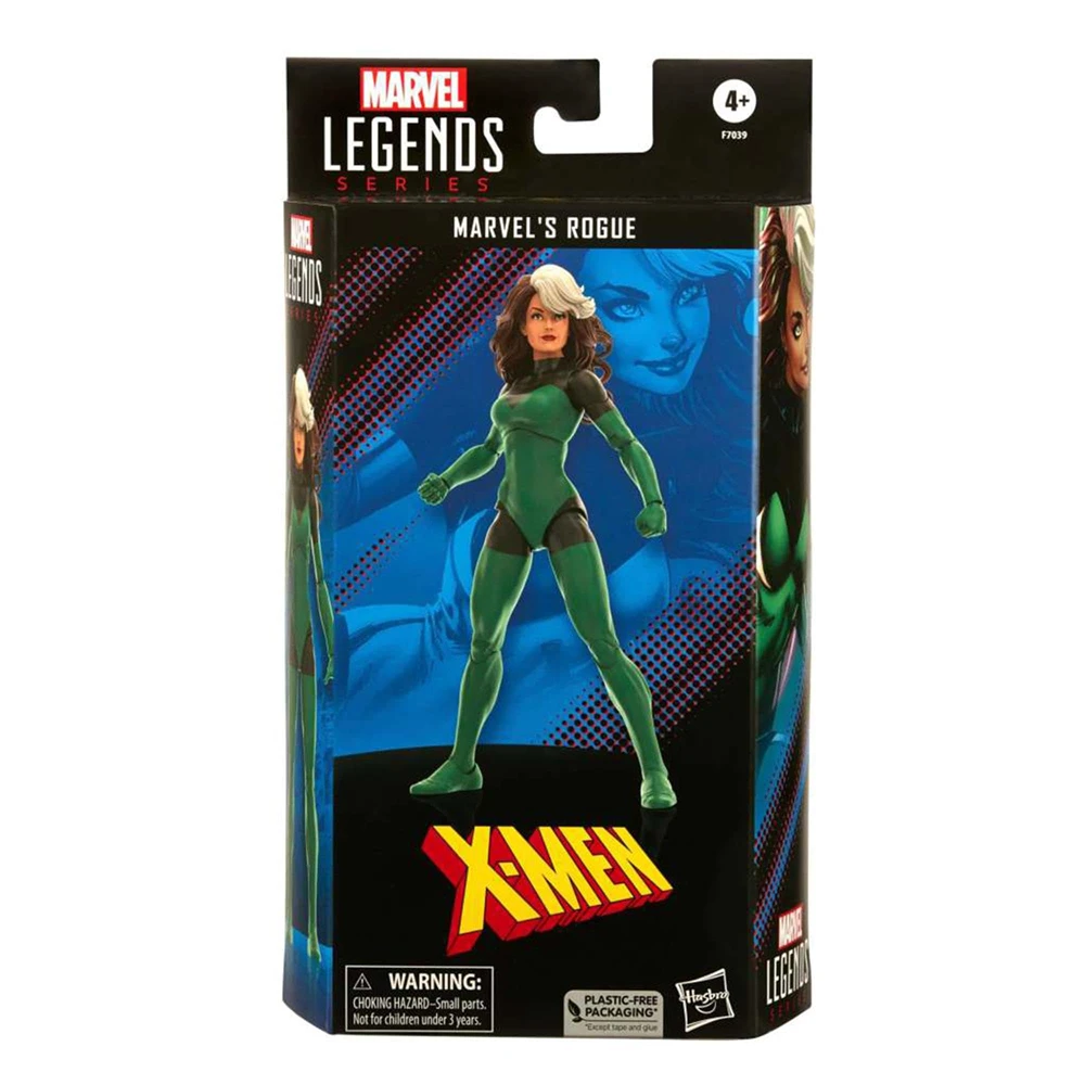 Marvel Legends Series Rogue Uncanny X-Men Collectible 6 Inch Action Figure Toy with 2 Accessories Kids Birthday Gift