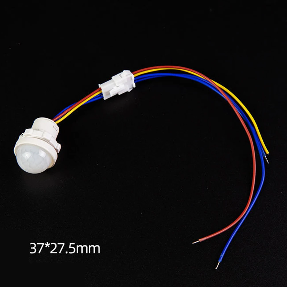 Infrared Motion Sensor Module PIR LED Sensors Infrared Induction Detector with Wires AC110-240V