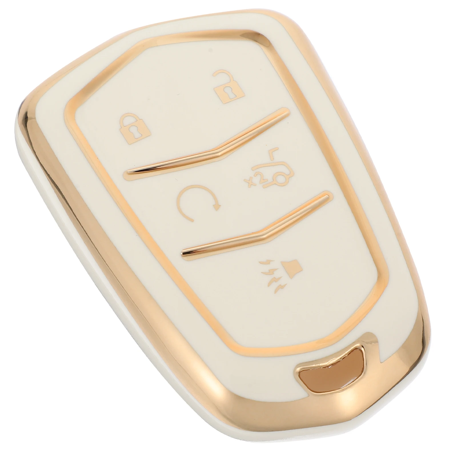 

Car Key Bag Fob Cover White Protector Case for TPU Scratch Proof Durable Keyfob Covers Holder Car Keys Accessory
