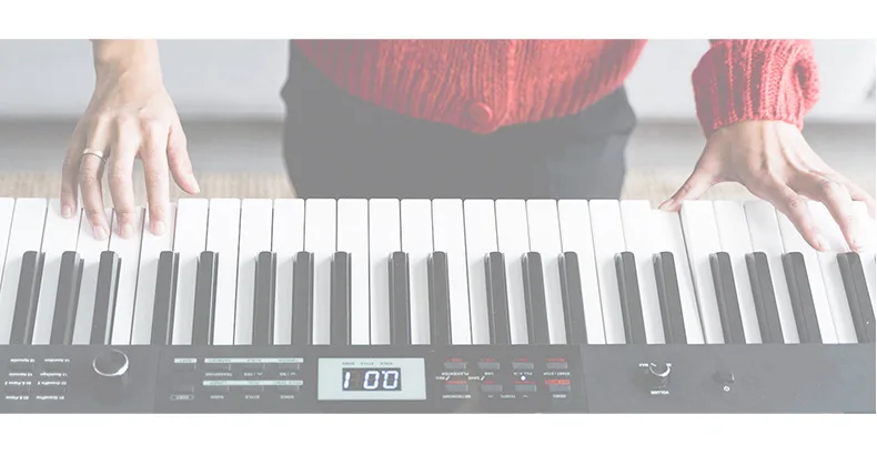 61/88 Tasten Klaviertastatur-Staubschutz mit Gummizug und Kordelschloss, digitale Abdeckung für elektronische Klavier, atmungsaktiv, wärmestrahlung, staubdicht – Detail 7