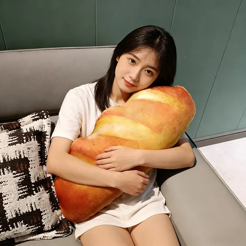 

Мягкая плюшевая подушка-игрушка в виде мультяшной снежинки с карамельным хлебом, кремом и кунжутом для детей: успокаивающая, уютная, незаменимая вещь для объятий