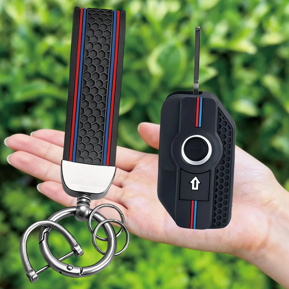 Key Case Cover Skin Holder Shell Fob For BMW Motorcycle F750GS F850GS K1600GT R1200GS LC ADV R1250GS ADV keychain accessories
