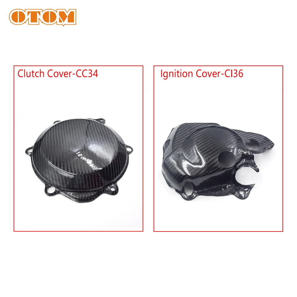 

OTOM Motorcycle Carbon Fiber Magnetic Motor Protective Case Guard Clutch Crankcase Ignitoin Cover For HONDA CRF450R 2004-2007