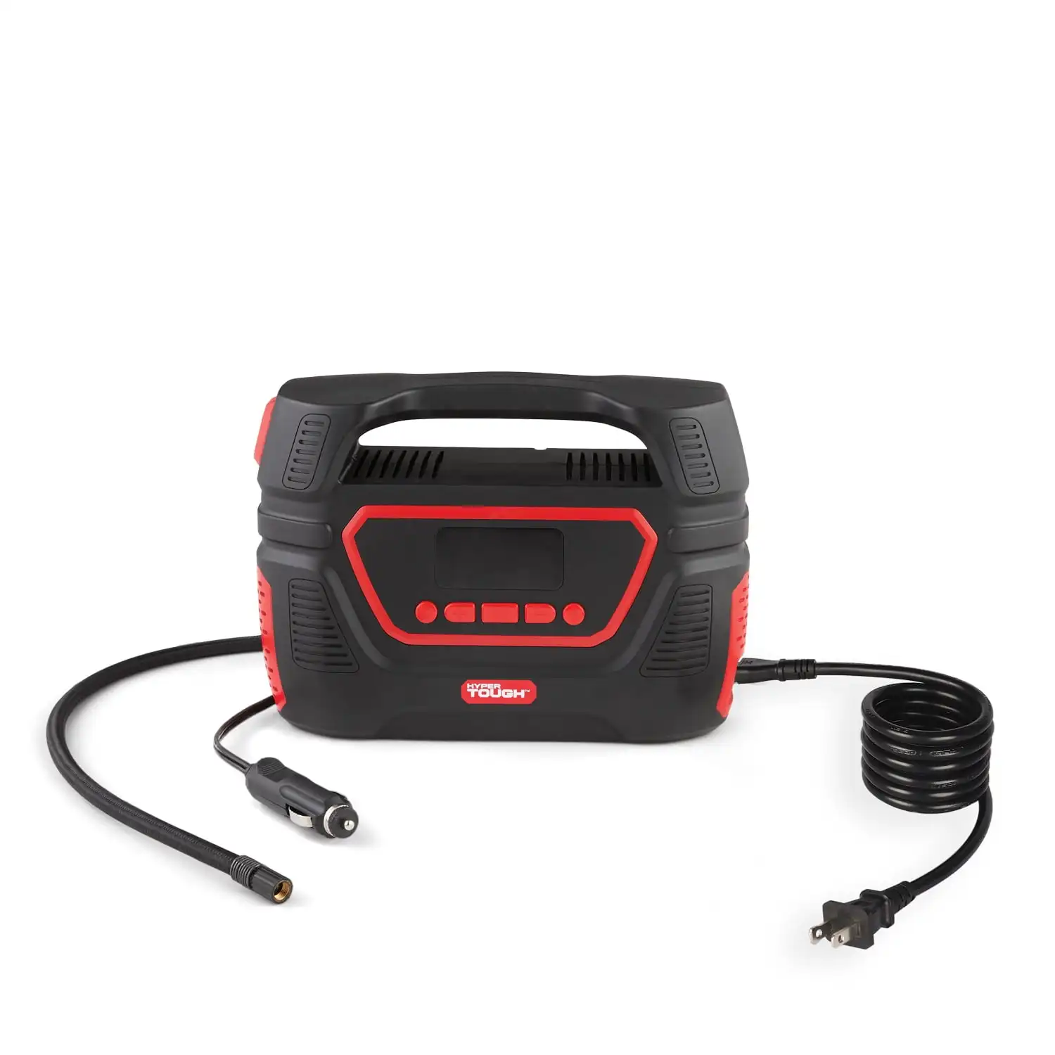 

Dual Power Digital Inflator for P195/65R15 Car Tire, Car-DC 12V or Home-AC 120V