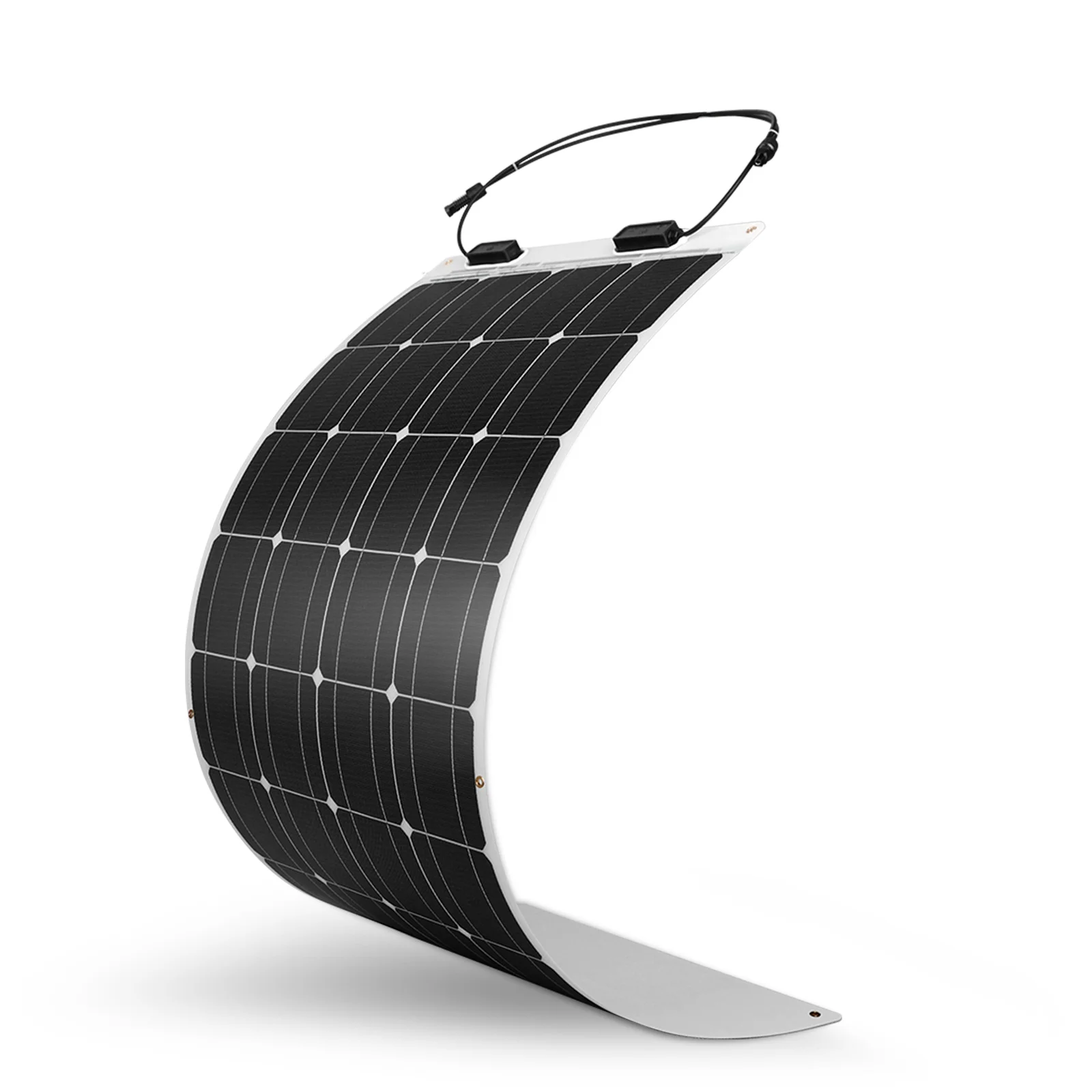 Renogy 12V Flexible Solar Panel 100W 248°Bendable Waterproof Monocrystalline Solar Panel For Caravan RV Marine