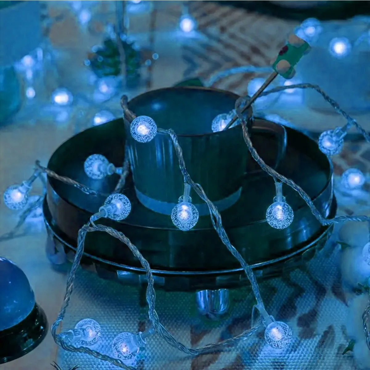 1pc Blase Ball String Licht mit 8 Modi USB Powered Indoor Outdoor Fairy Licht Für Home Zimmer Camping Party Festival decor