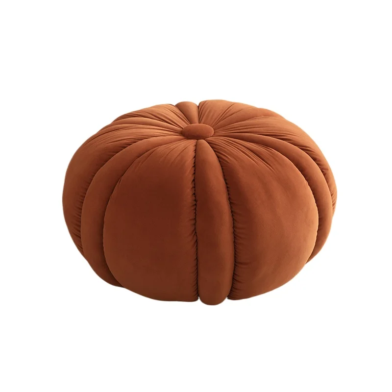 Household small stool pumpkin shoe change matte fleece