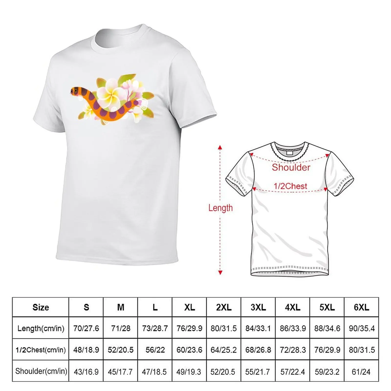 Kuhli loach and plumeria T-Shirt cotton t shirts high quality man graphic t shirt T-Shirt