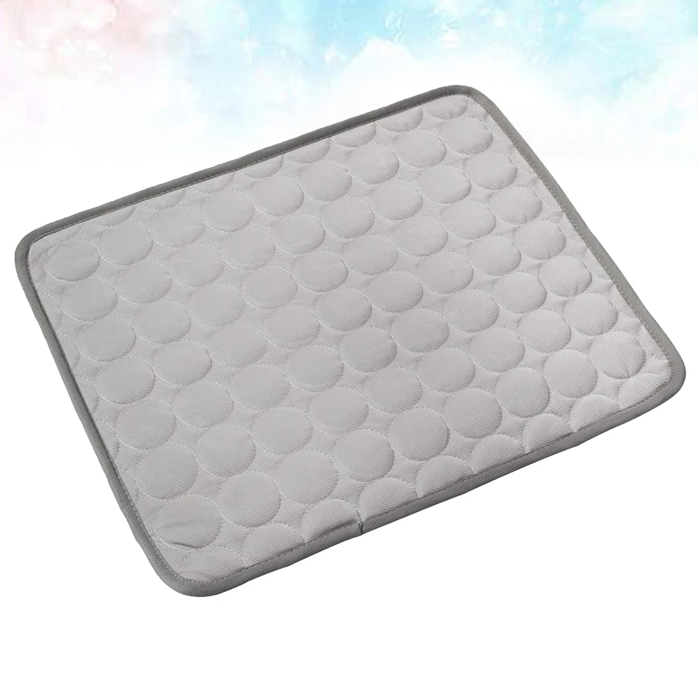 

Pet Ice Mat Silk Cooling Blanket Cat Indoor Seat Cushion Sofa Pad Small Dog Pads