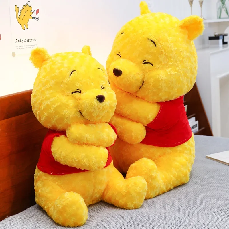 30/70cm dibujos animados Winnie The Pooh Disney juguetes de peluche Kawaii lindo muñecos de peluche Pooh oso almohadas rellenas regalos para niños Navidad