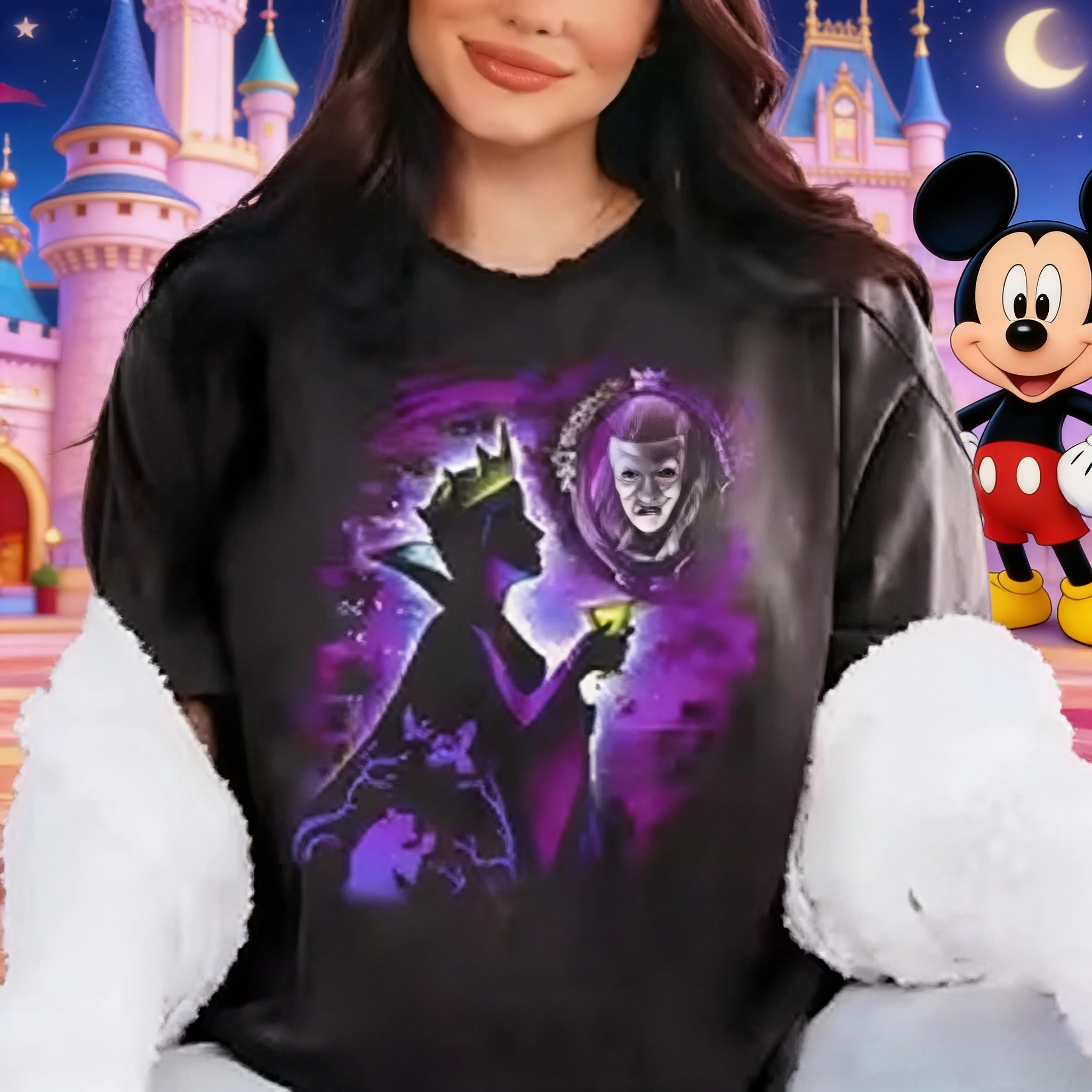 

2026 Summer Disney Marlene fisson Graphic T-shirt Men Women Fashion Cotton Quality Casual Loose Short Sleeve Classic Unisex