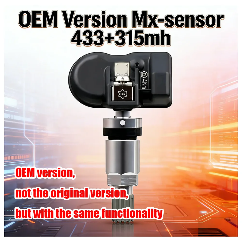 5pcs OEM For Autel Tpms Tire Pressure Sensor Mx-sensor 433+315mhz 1 X 2in1 Aluminum New Universal Tire Pressure Monitoring Tool