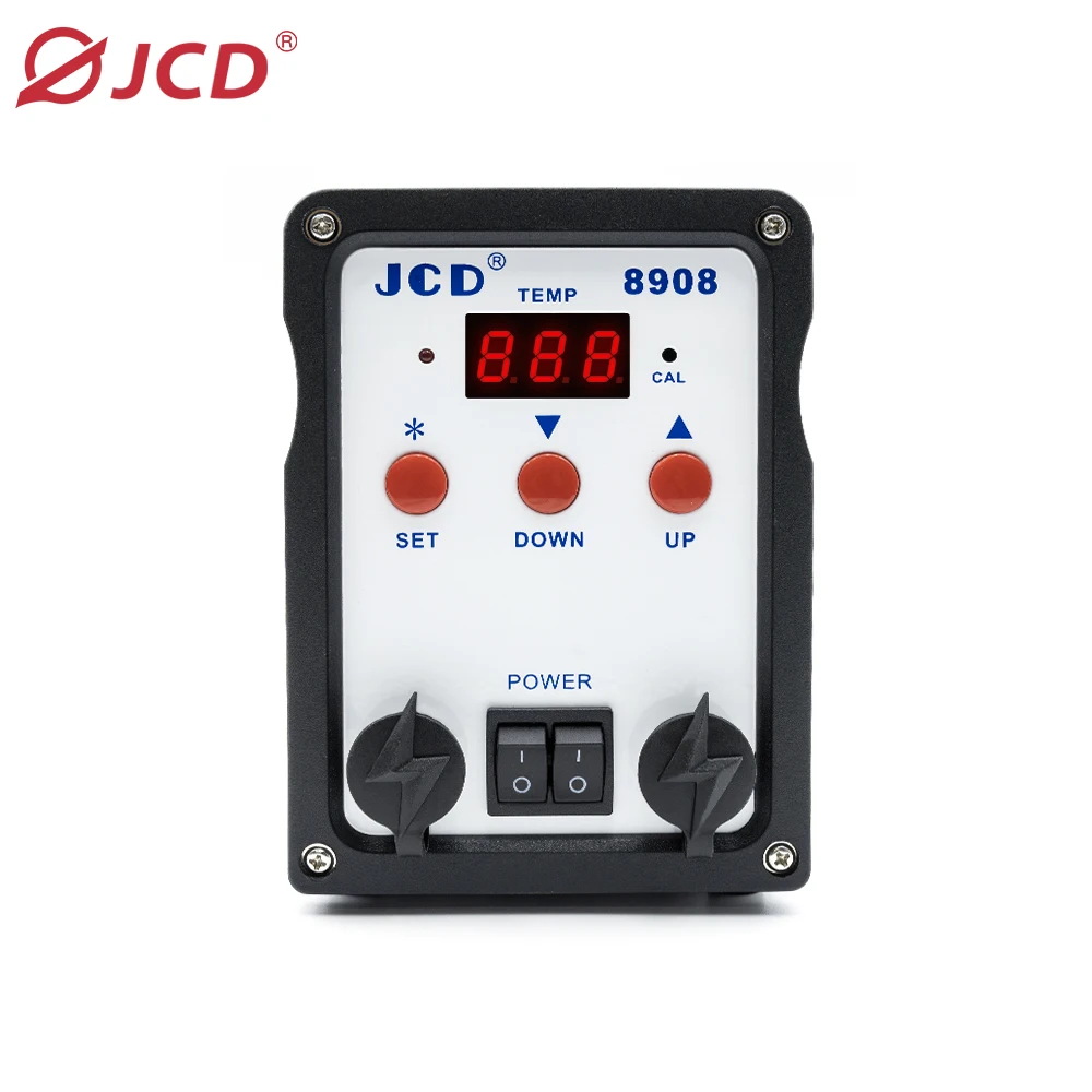 JCD 8908 Welding Station 2-in-1 750W Hot Air Gun Soldering Iron Digital Display Mobile Phone Repair SMD BGA Welding Station