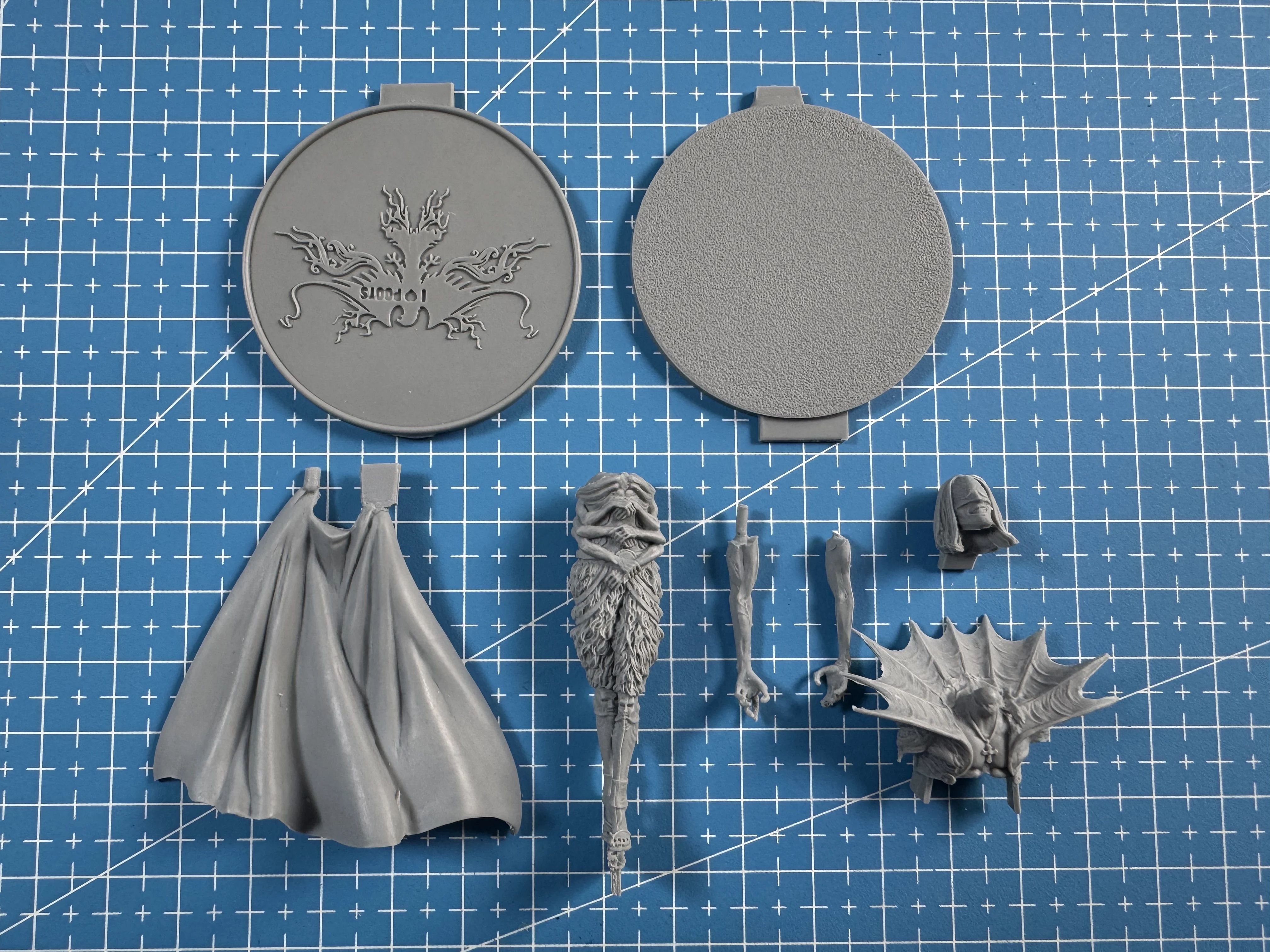 Kit de montaje de modelo de resina fundida a presión de 70 mm, GK, líder de ciencia ficción, sin pintar, necesita ser ensamblado