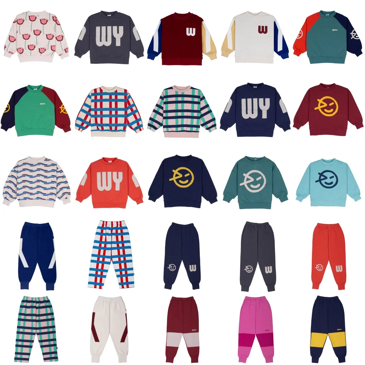 2024AW Wynken Girls Sweater Kids Sweatshirt Boys Tops Set for Boys Children's Sweatpants Baby Outfit Set Pants Outwear Clothes