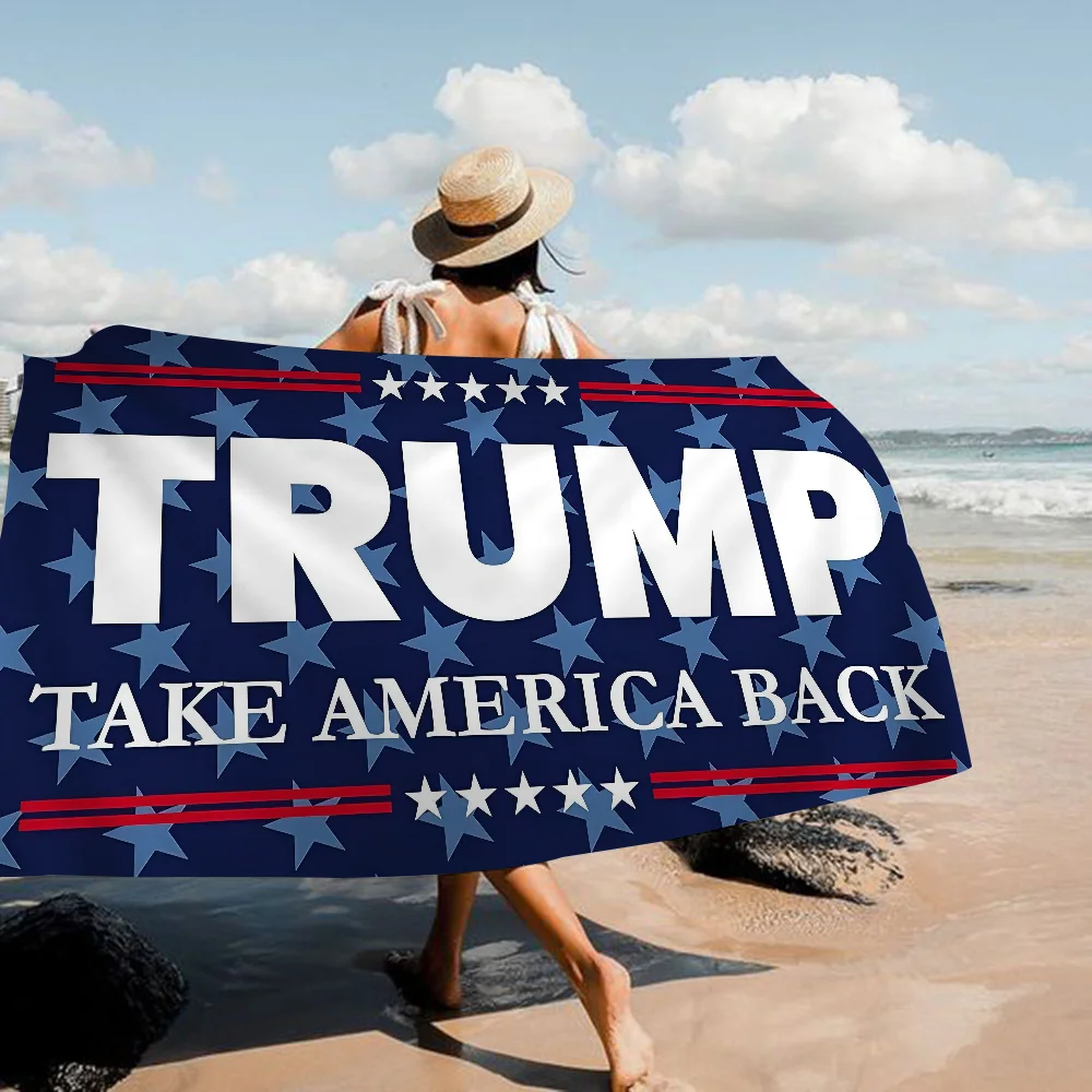 T-TrumpS 2024Beach Towel Colorful Bath Towels for Girl Microfiber Quick Dry Custom Sand Free Beach Yoga Spa Gym Pool