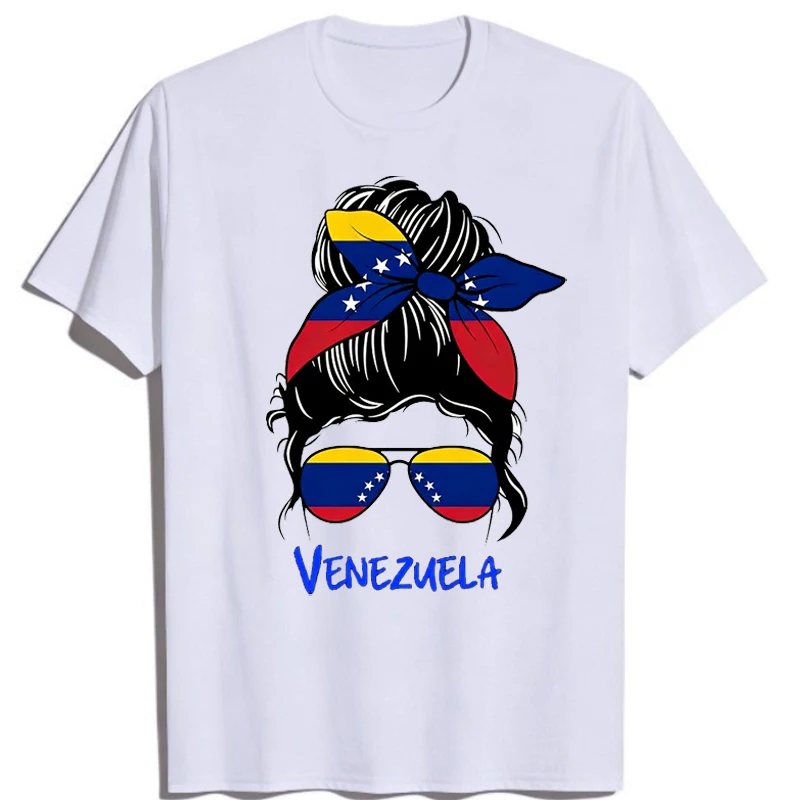 เสื้อยืดเวเนซุเอลาสำหรับผู้หญิง เสื้อยืดเวเนซุเอลา เสื้อผ้าผู้หญิง ลายรูปหัวใจ การประท้วง ความสงบสุข ความอิสระ มนุษยสิทธิ์ เสื้อยืด