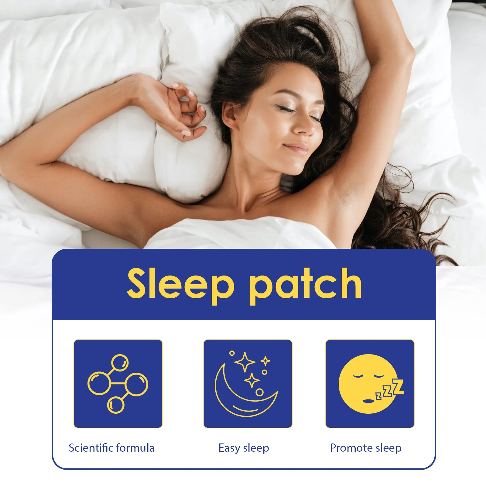 48-96pcs Sleep Aid Patch natural sleeping insomnia Decompression Improve Sleeping Plaster patches for Good Sleep at Home