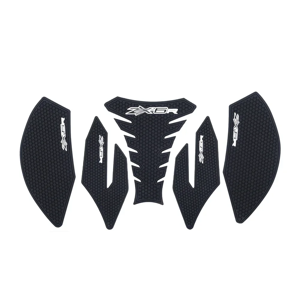 For Ninja ZX6R ZX 6R ZX-6R 2019-2023 3D Side Decals Motorcycle Anti Slip Tank Pad Stickers ZX6R Accessories