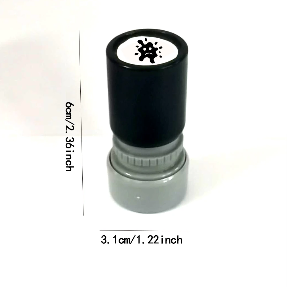 مثيرة للاهتمام نمط ختم مضحك روح الدعابة علامة حساب اليد مذكرات علامة سوداء #4