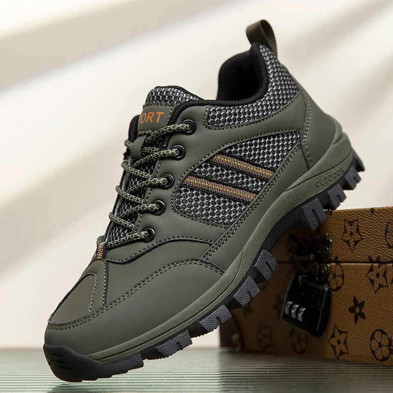 

Уличная мужская походная обувь, новые мужские кроссовки, Нескользящие мужские ботильоны, легкая мужская прогулочная обувь, зимняя меховая обувь Tenis Masculino