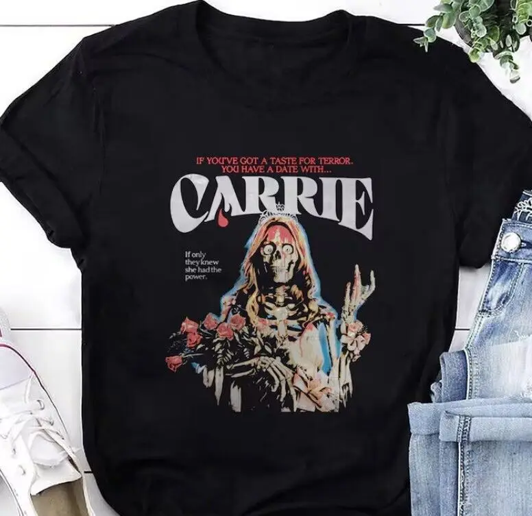 Carrie 1976 Horror Movies Supernatural Halloween T-Shirt, Carrie Shirt Fan Gifts