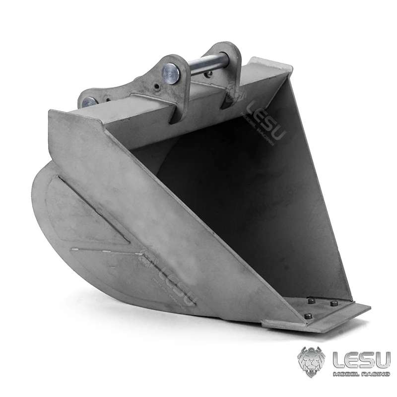 LESU 1/14 hydraulic excavator PC360, wheeled excavator, small short tail and other general purpose ladder bucket attachments