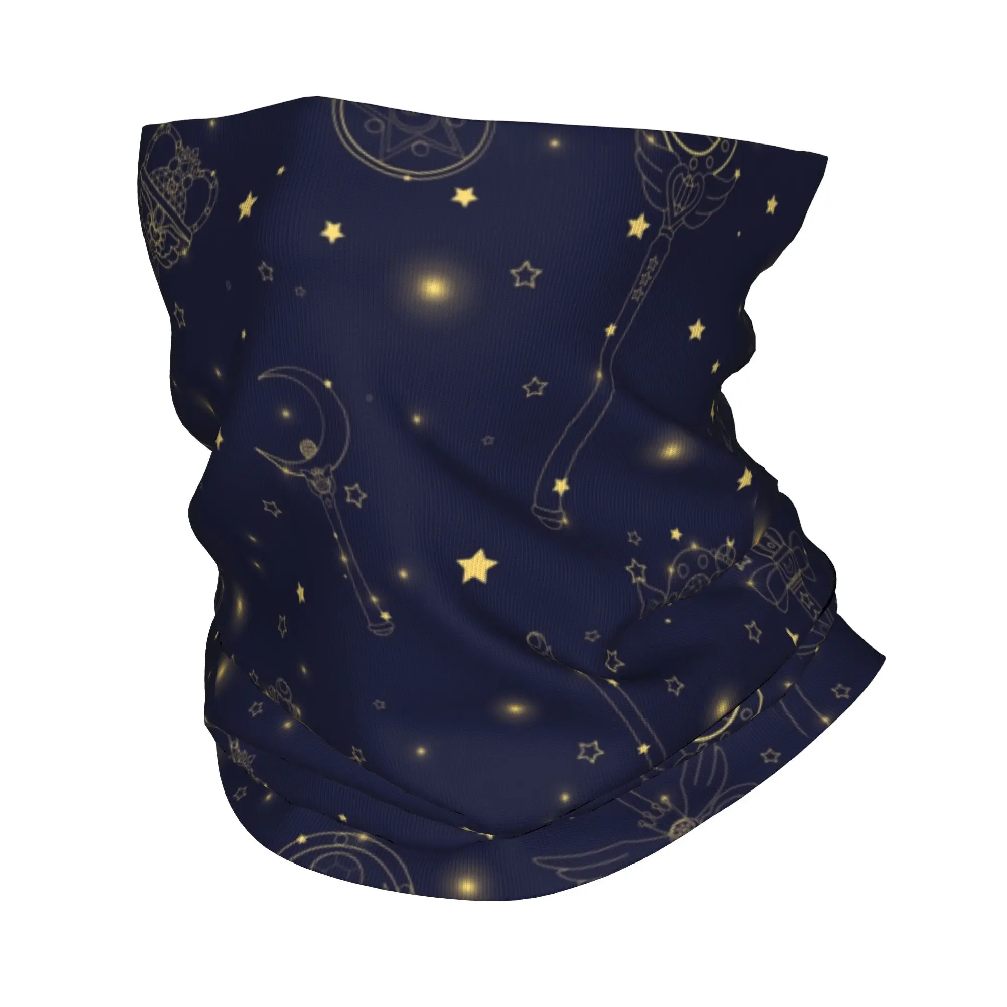Sailor Print Super Moon Girl Bandana Winter Neck Warmer Men Windproof Wrap Face Scarf Ski Japanese Anime Manga Gaiter Headband