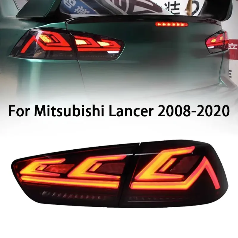 

Светодиодные задние фонари для Mitsubishi Lancer и EVO X 2008-2020 с тормозными указателями поворота, обратные последовательные