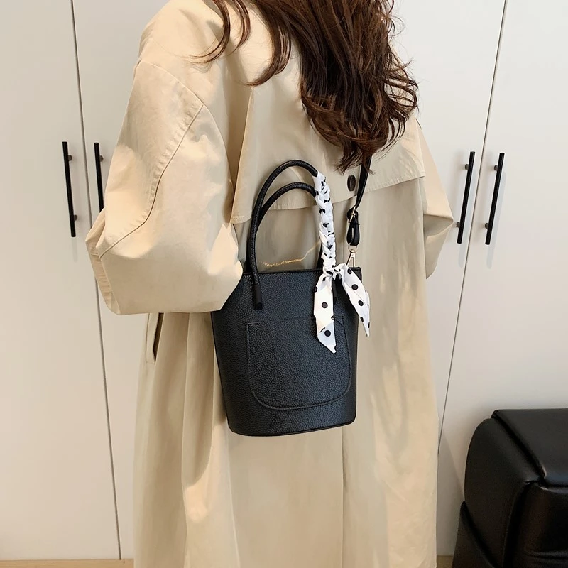 حقيبة كتف نسائية فاخرة من الجلد بتصميم أنيق حقيبة يد كروس أنيقة للمظهر الحضري العصري اليومي #6