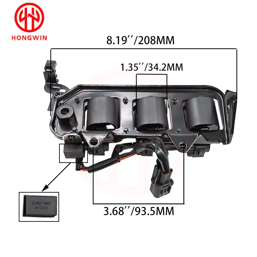 Ignition Coil Pack 27301-37150 2730137150 2505-306175 1788352 For Hyundai Tucson Kia Sportage 2005 2006 2007 2008 2009 2010 2.7L