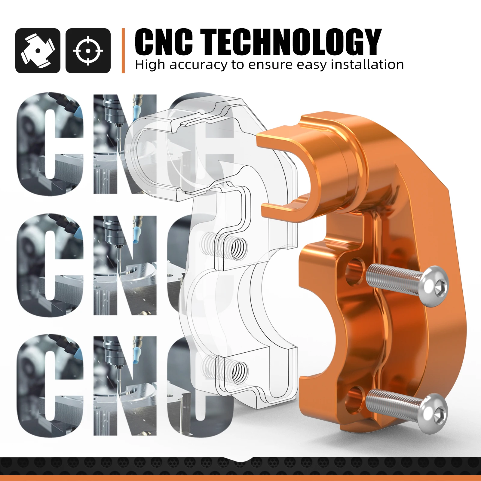 NICECNC Per KTM EXC 300 EXC-F 350 XCF-W TPi 2017-2023 Coperchio della base dell'involucro del controllo dell'acceleratore per Husqvarna TE 300 250 GasGas EC 300