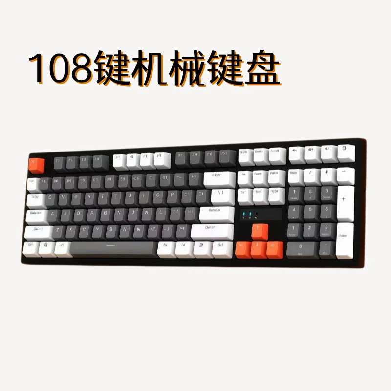 Key Wired Mechanical Gaming Keyboard Blue Switch Rgb Mixed Backlight Full Size Layout Number Pad Usb Office Programming